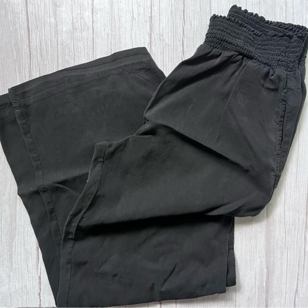 Smock Waist Wide Leg drapey pants by Bella Dahl